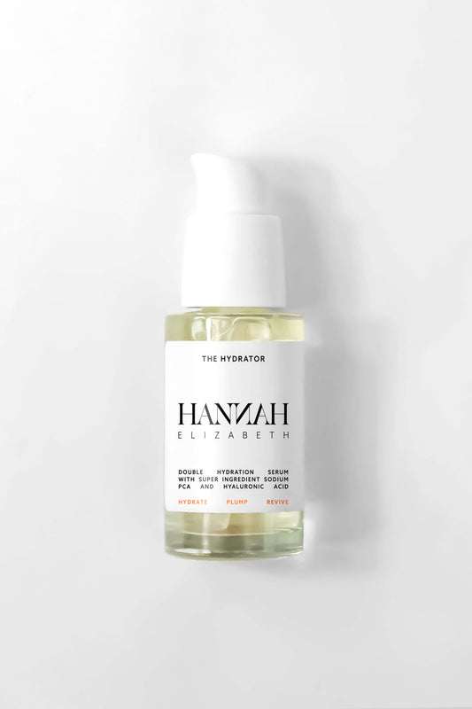 The Hydrator, Hyaluronic acid, sodium PCA facial serum,front packaging
